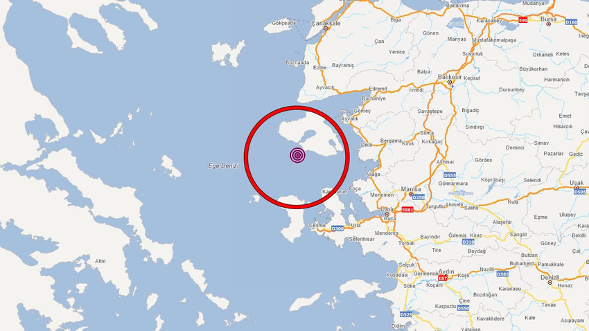 Ege Denizi'nde deprem!