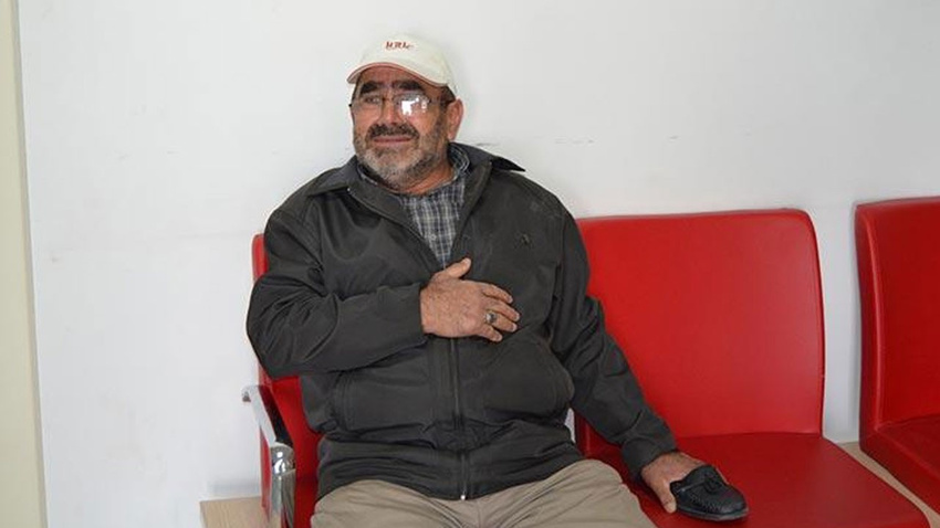 Eşinin ayakkabısıyla hastaneye koştu