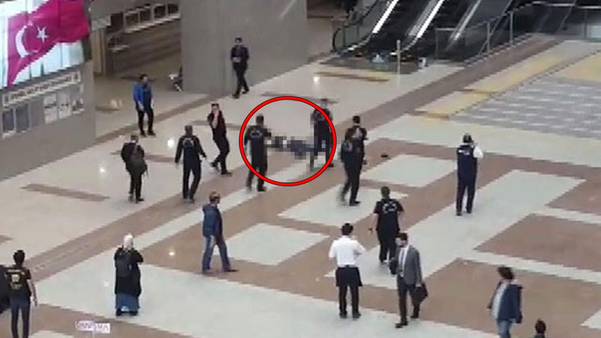 İstanbul Adalet Sarayı'nda korkunç olay!