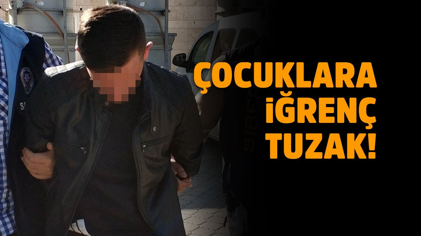 Siber sapık yakalandı!