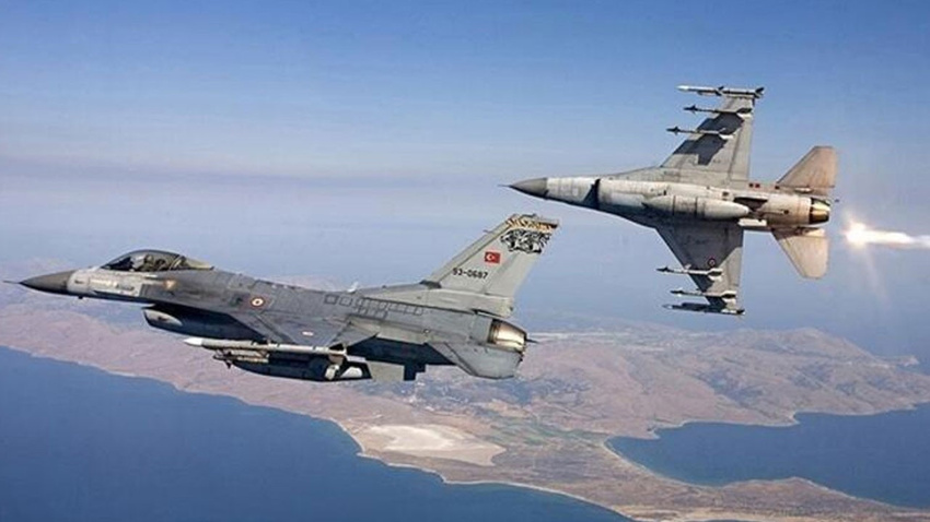 Irak'ın kuzeyine hava operasyonu: 2 terörist etkisiz