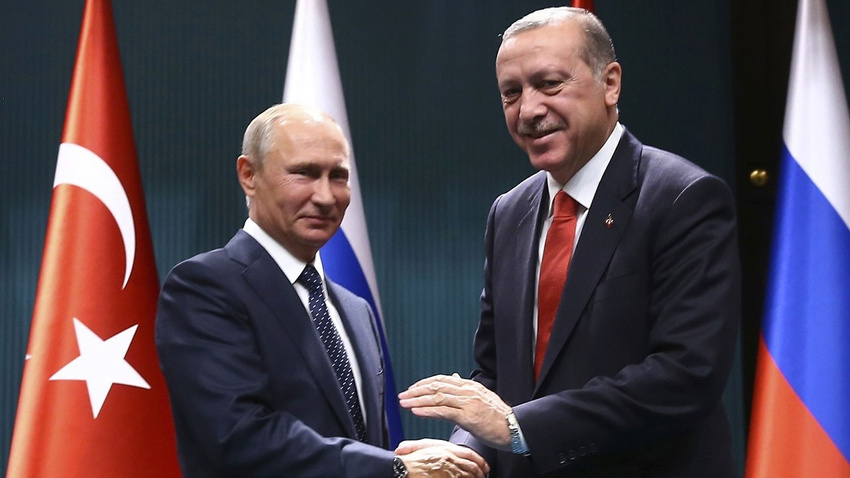Cumhurbaşkanı Erdoğan, Putin'le görüştü
