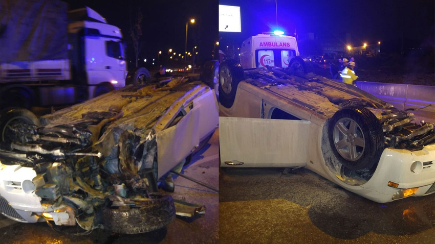 Ankara'da korkunç kaza!.. Kolu koptu!