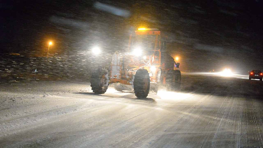 Doğu'da ulaşıma kar engeli