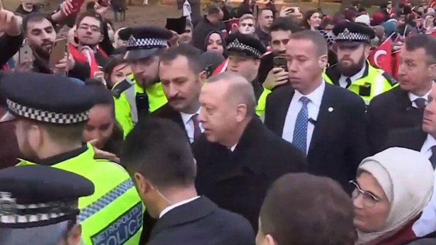 Cumhurbaşkanı Erdoğan'dan Londra'da ilk açıklama