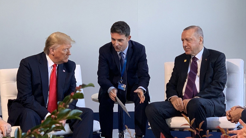 Cumhurbaşkanı Erdoğan, Trump'la görüştü