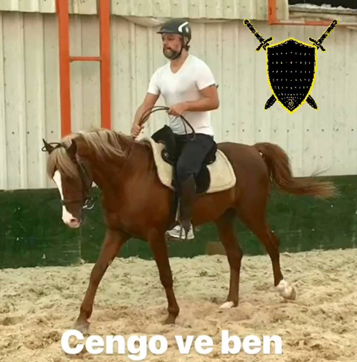 Ragıp Savaş, rolü nedeniyle binicilik eğitimleri almaya başlamıştı...