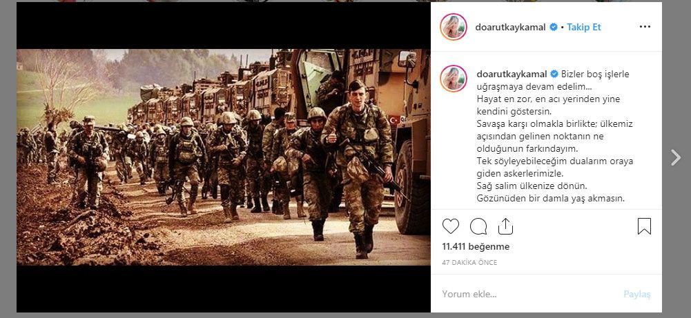 Ünlülerden Barış Pınarı Harekatı'na destek mesajları - Sayfa 2