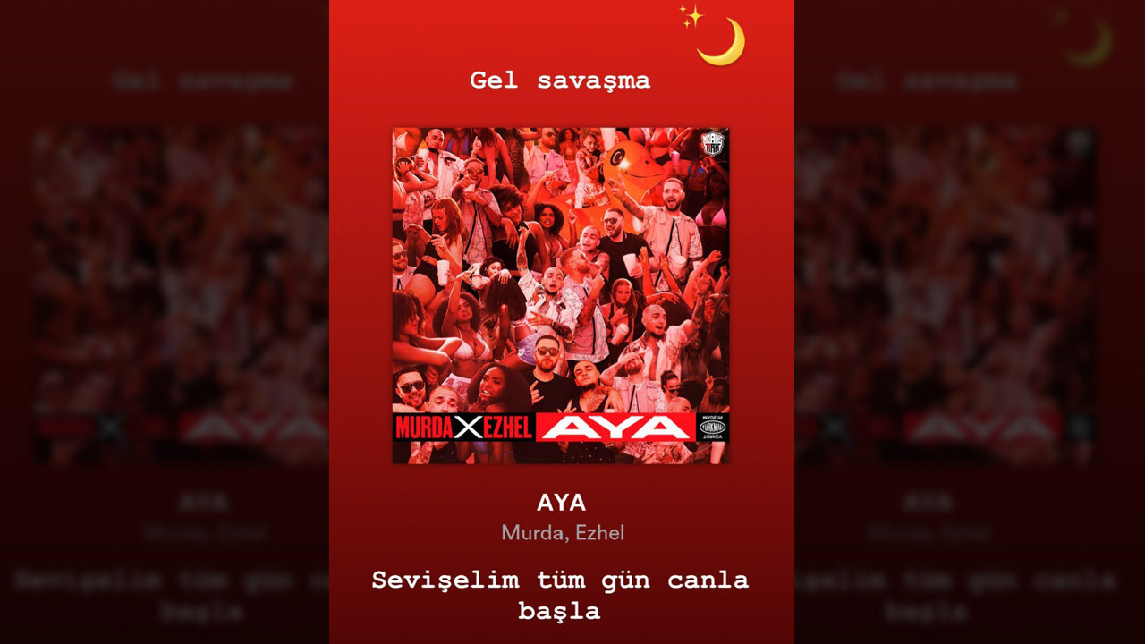 Ezhel dün gece bu paylaşımı yapmıştı