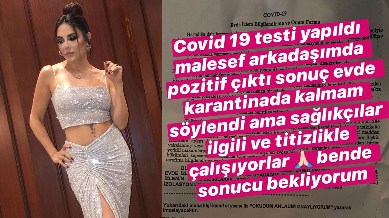 Esra Balamir Sanırım korona virüs testi sonucum pozitif! Esra Balamir