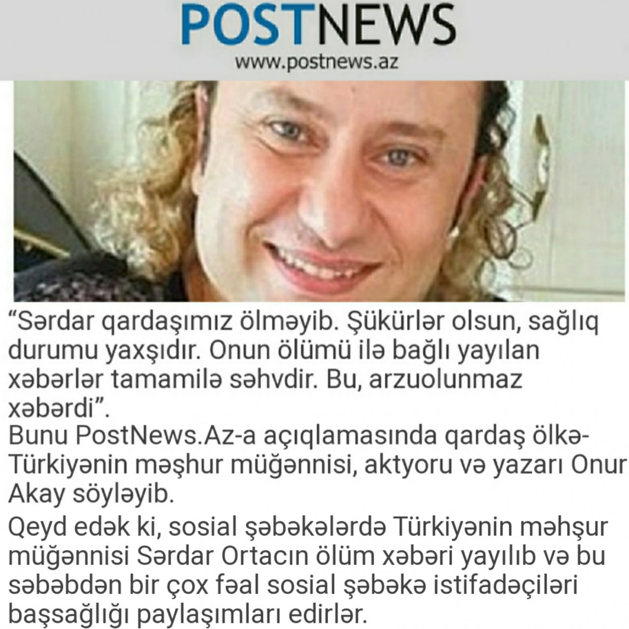 Serdar Ortaç iddiası Azerbaycan’ı karıştırdı!