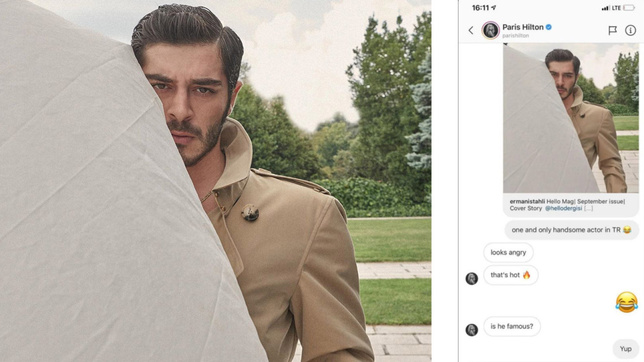 Paris Hilton, ünlü oyuncu Burak Deniz�e hayran kaldı