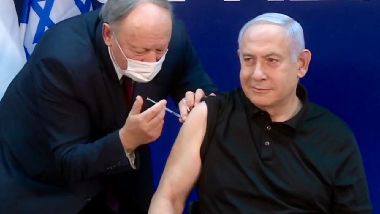 İsrail’de ilk korona aşısı Netanyahu’ya yapıldı
