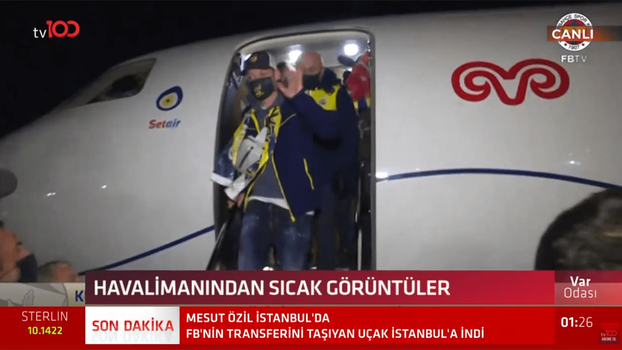 Ve Mesut Özil İstanbul'da