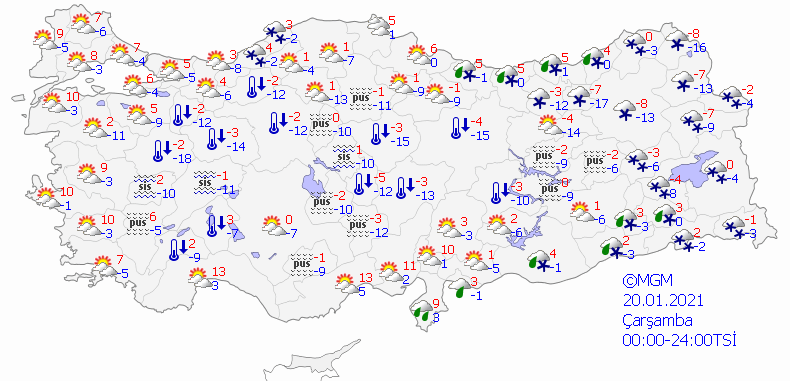 Meteoroloji Den Istanbul Ve Cok Sayida Kente Turuncu Uyari Bugun Hava Nasil 20 Ocak 2021 Hava Durumu