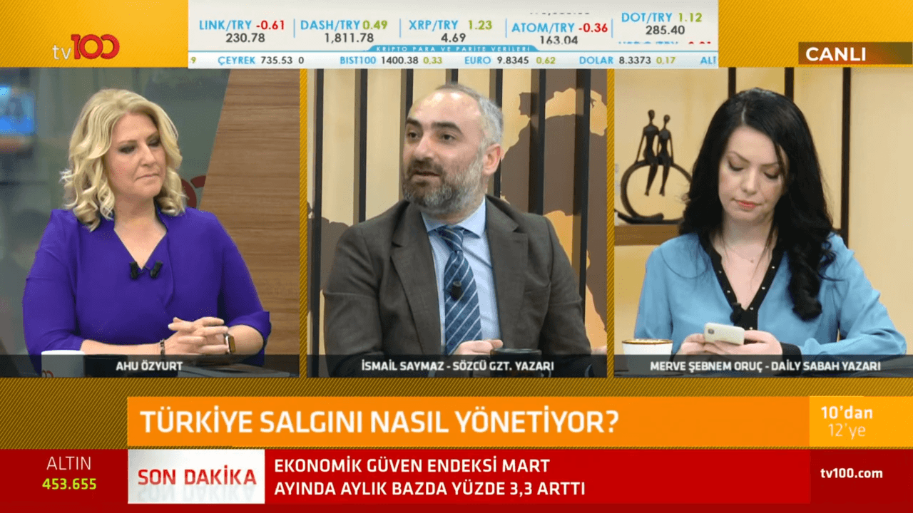 İsmail Saymaz ile Merve Şebnem Oruç arasında sert tartışma Haberleri