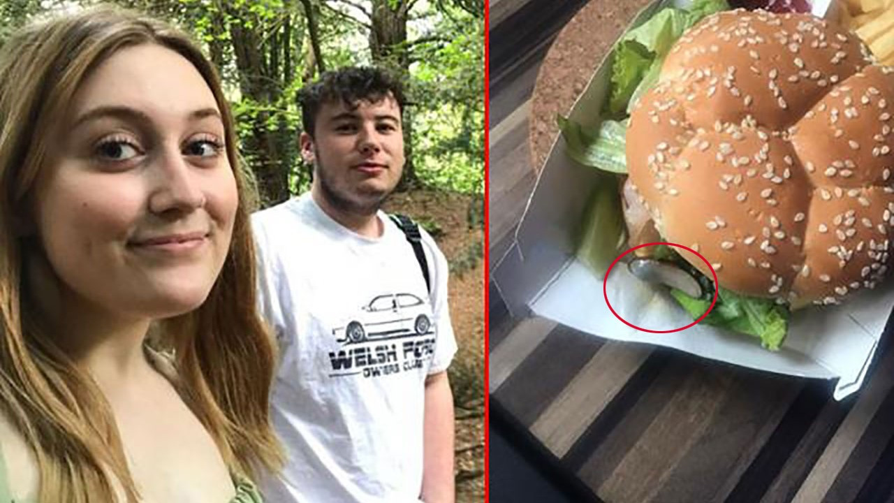 Hamburgerin içinden sümüklü böcek çıktı! Ünlü fastfood zincirinde rezalet