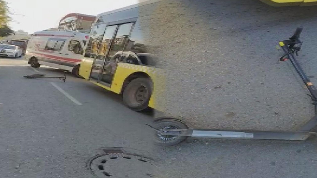 İETT otobüsünün ezdiği scooterlı hayatını kaybetti