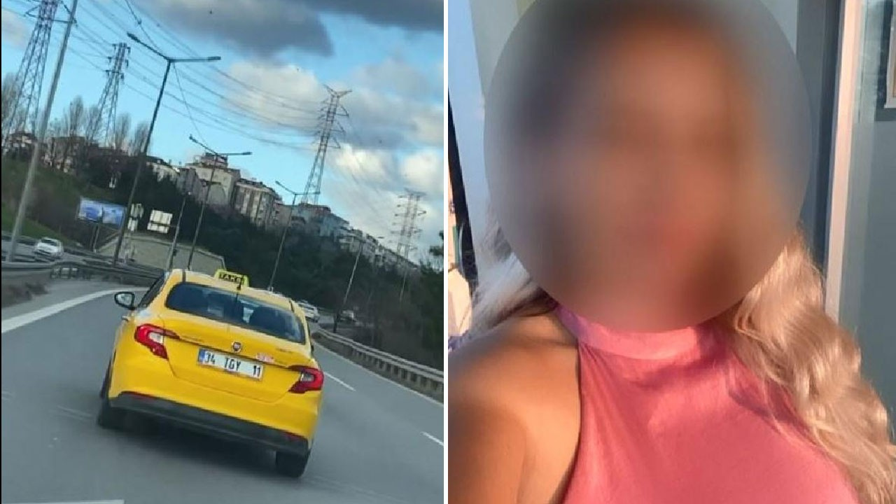 TEM'de kadın sürücüye taksici tacizi
