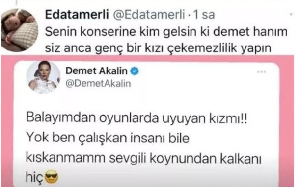 Demet Akalın'ın Sosyal Medya'da Nisa Bölükbaşı için söylediği iddia edilen o sözleri